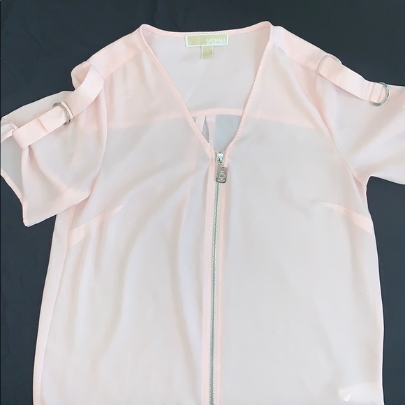 Blouse with functional zipper - Picture 3 of 3